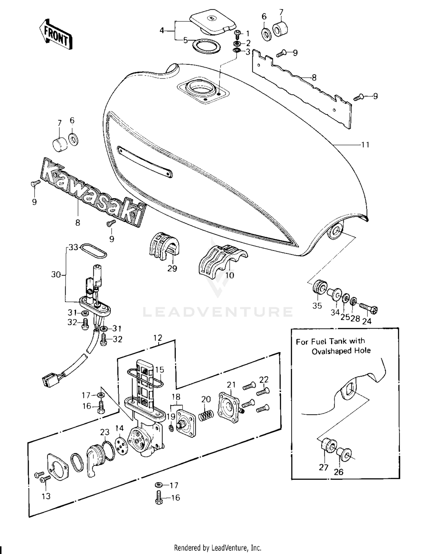 FUEL TANK ('80 H1)