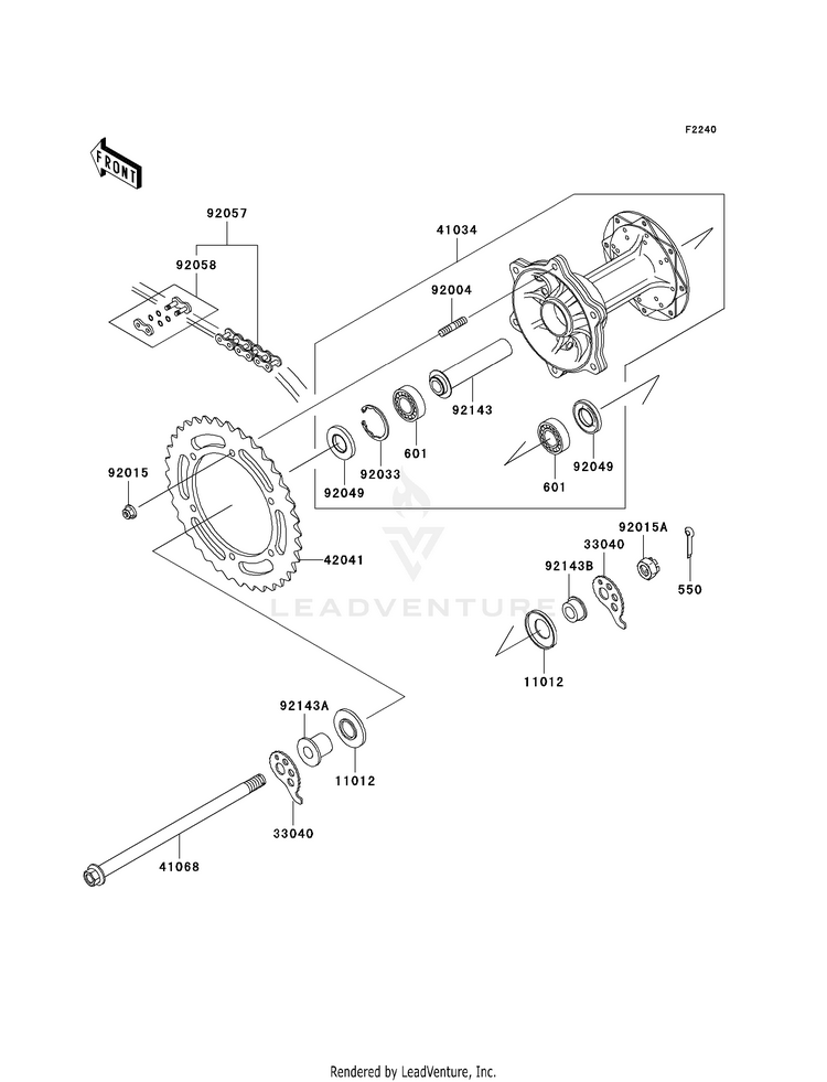Rear Hub Schematic