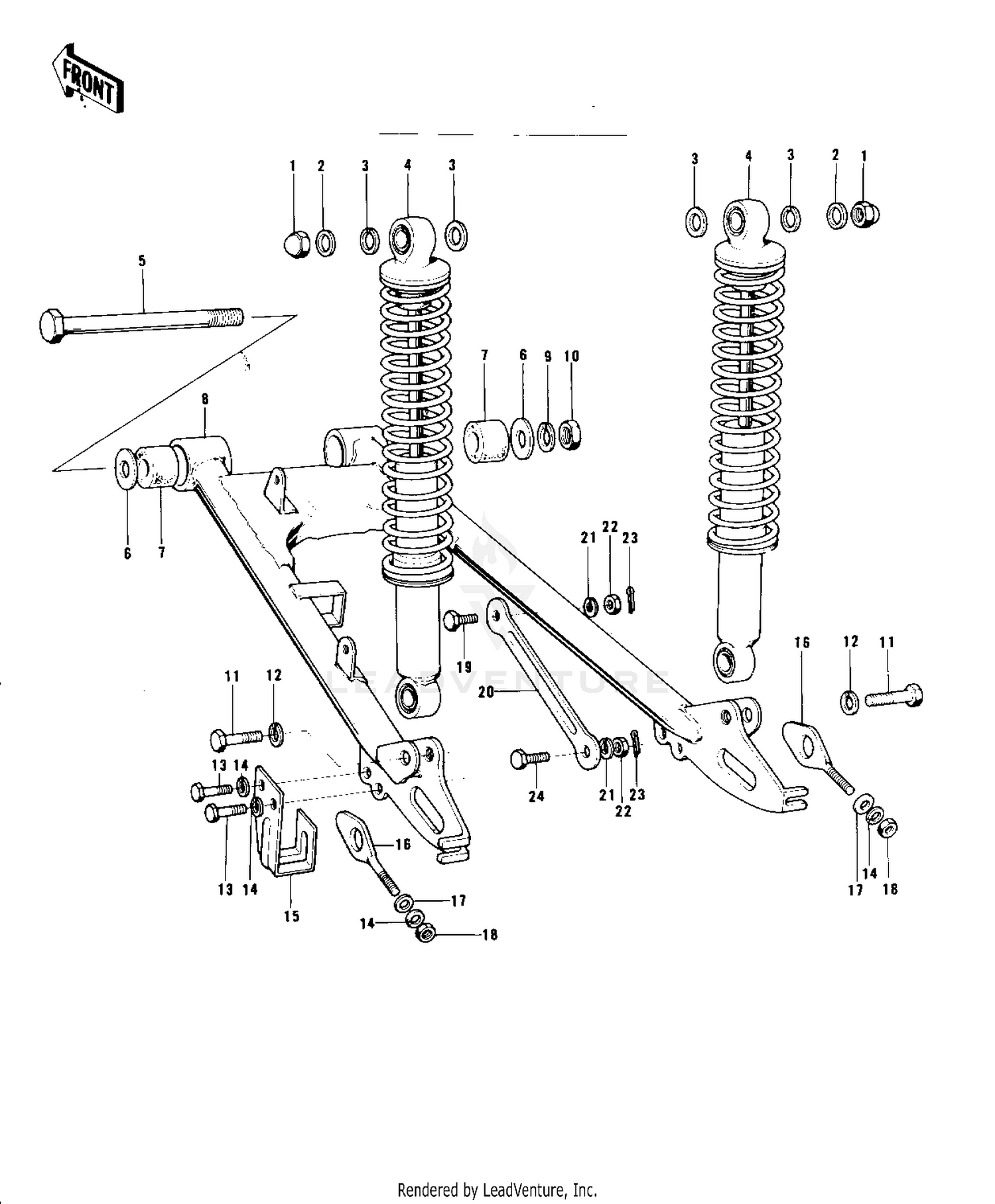 SWING ARM/SHOCK ABSORBERS