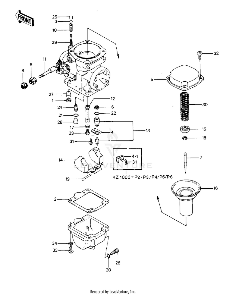 Carburetor Parts Schematic