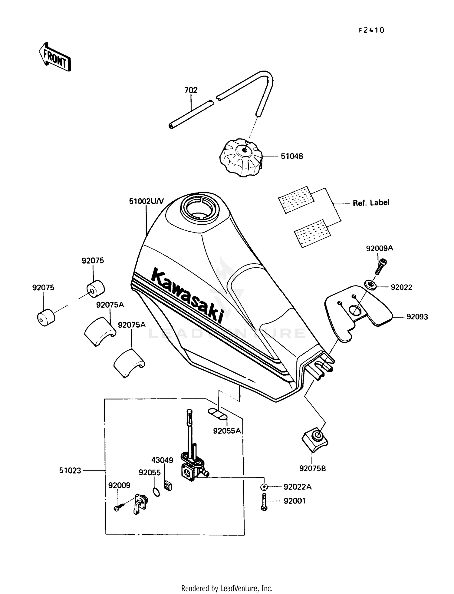 FUEL TANK (KL250-D7)