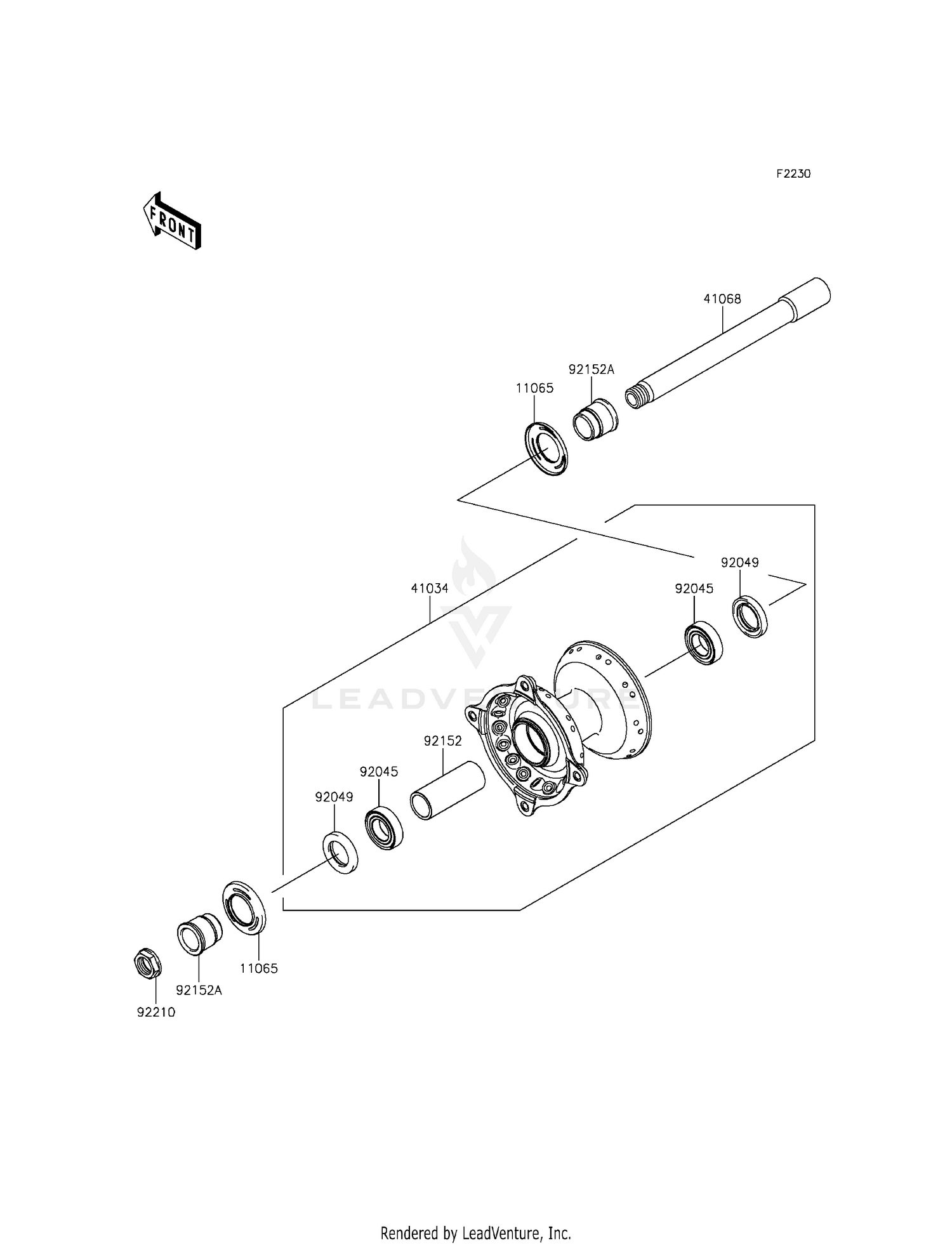 FRONT HUB