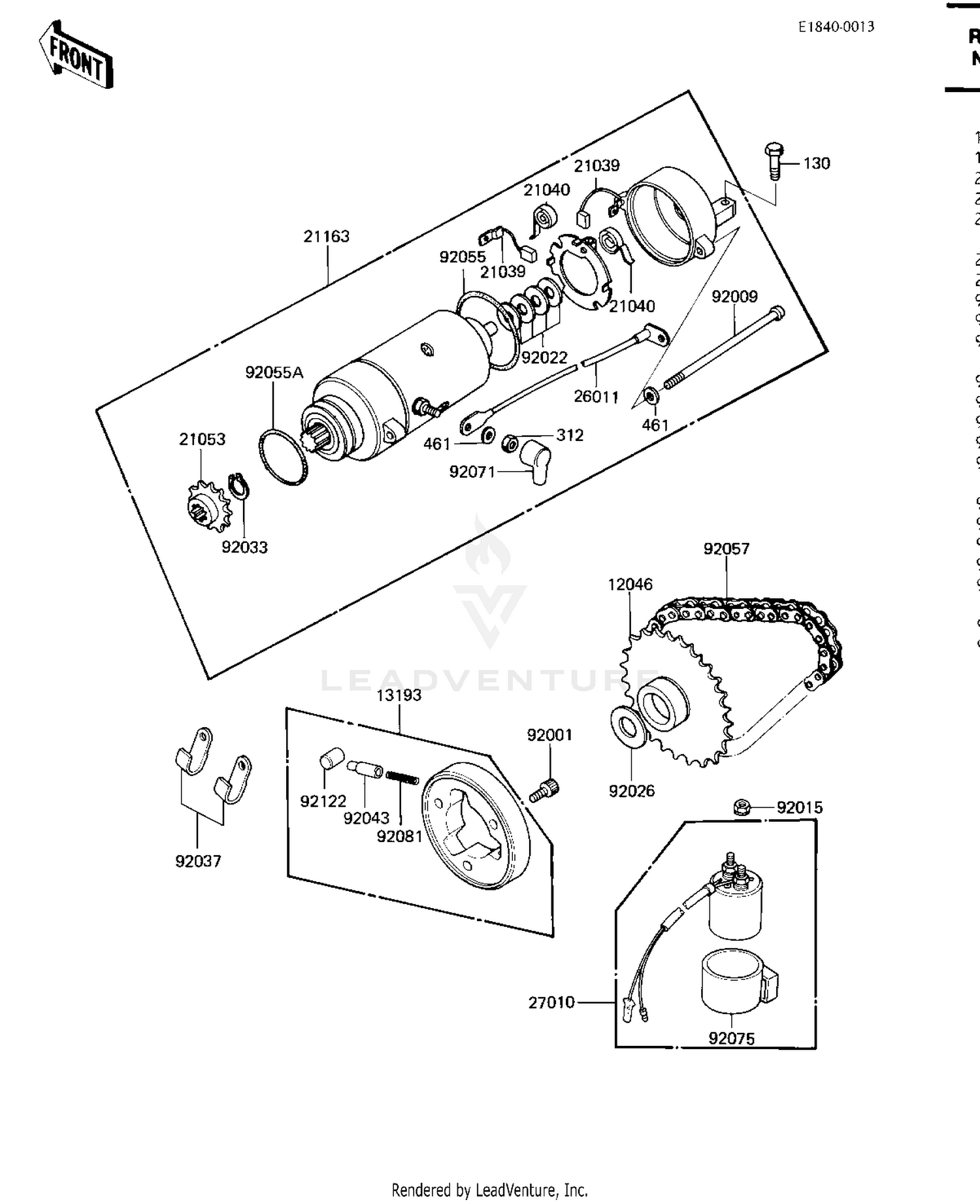 STARTER MOTOR/STARTER CLUTCH
