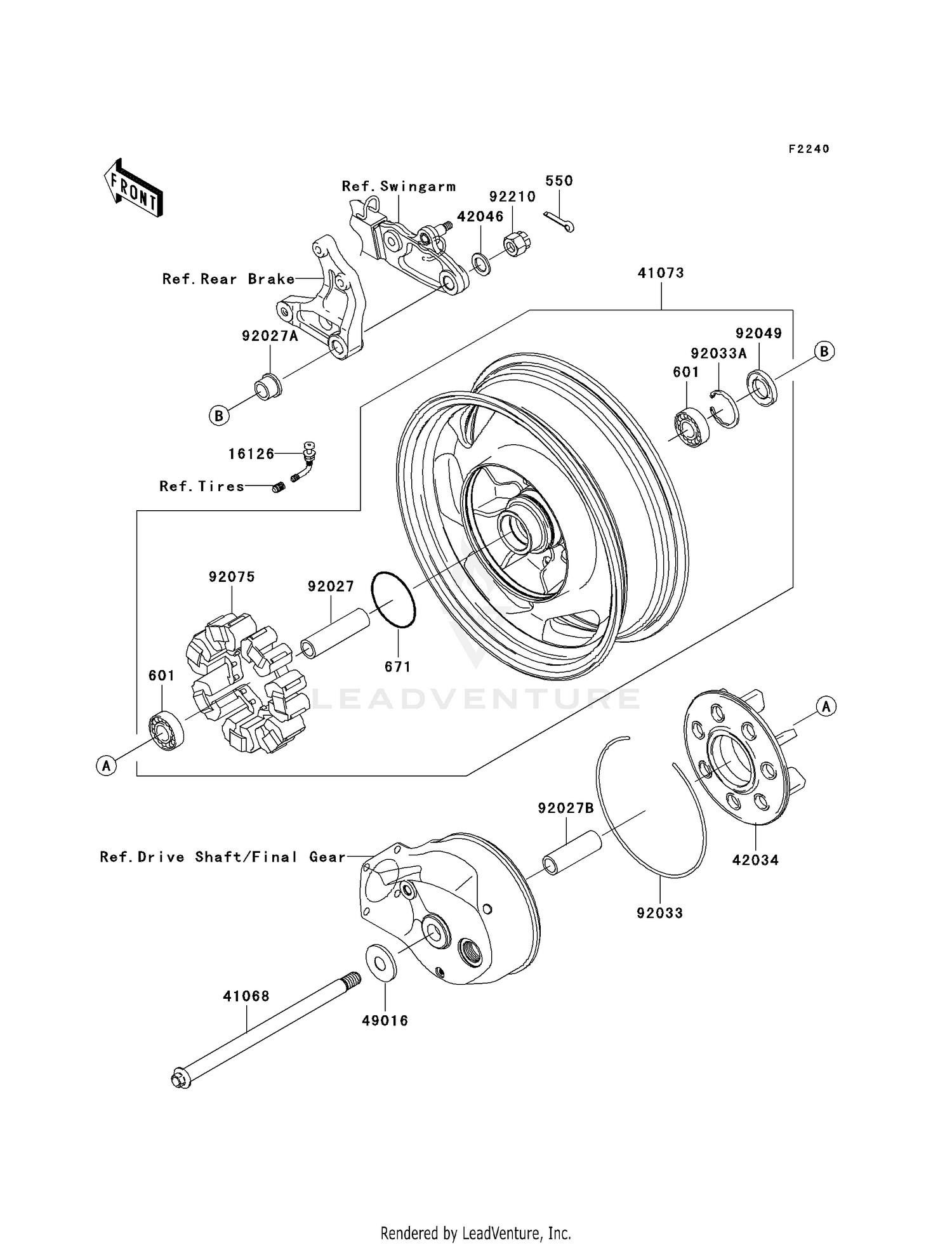 REAR WHEEL/CHAIN