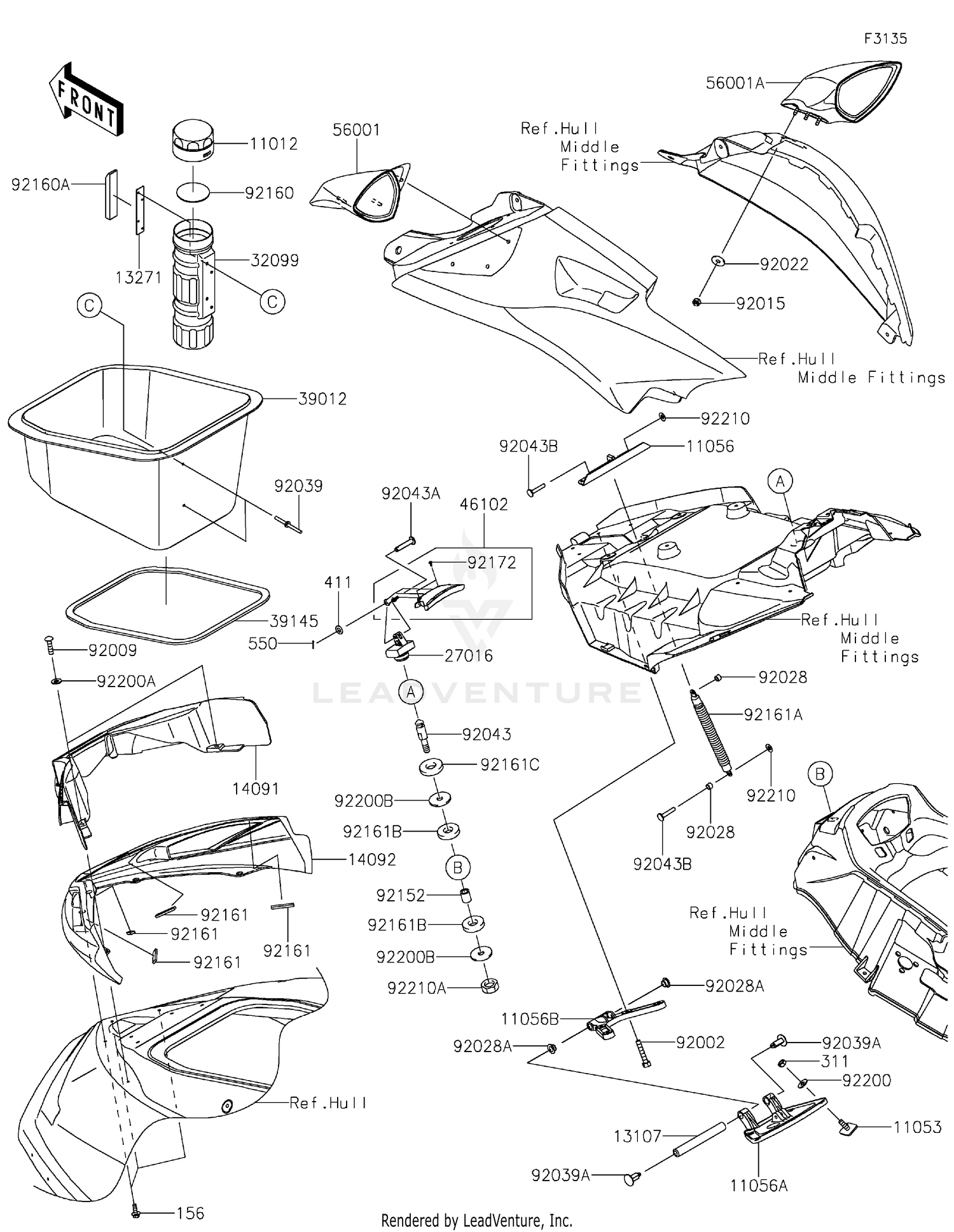 Hull Front Fittings