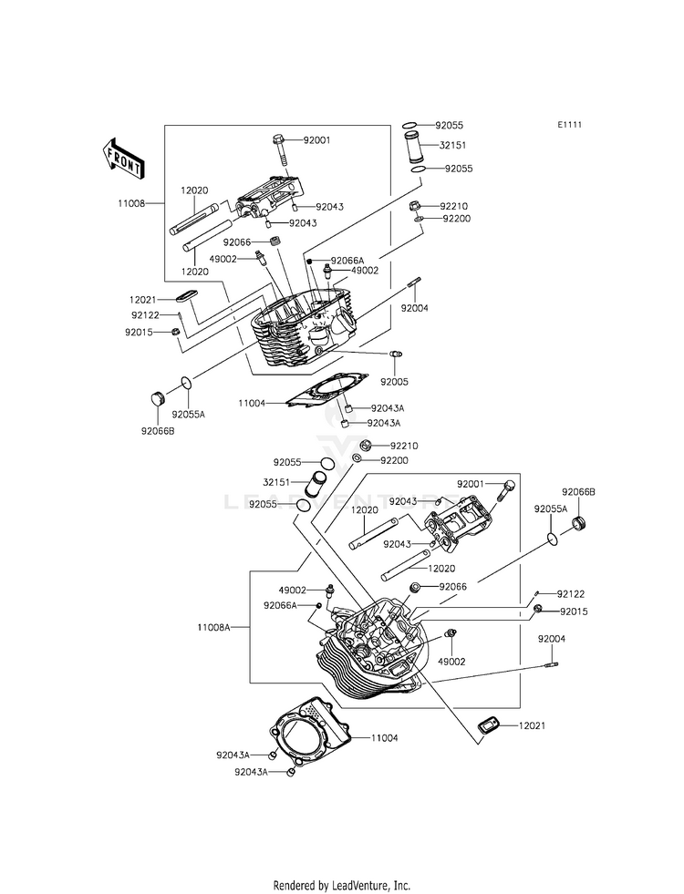 Cylinder Head Schematic