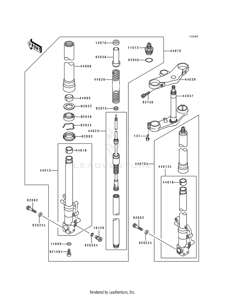 Front Fork Schematic