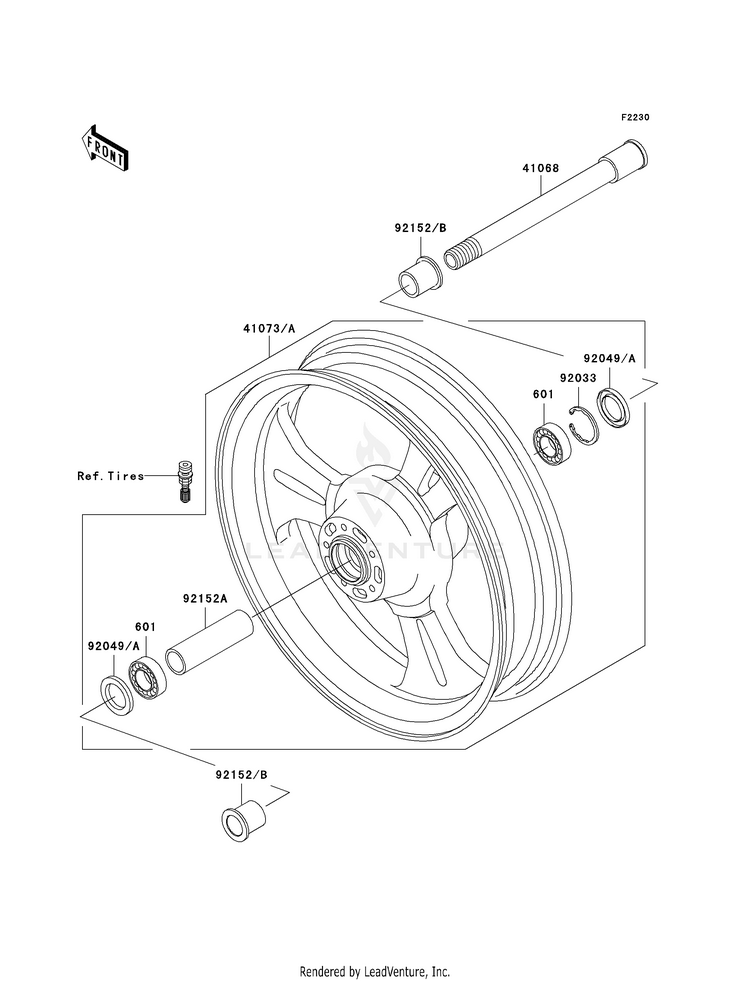 Front Wheel Schematic
