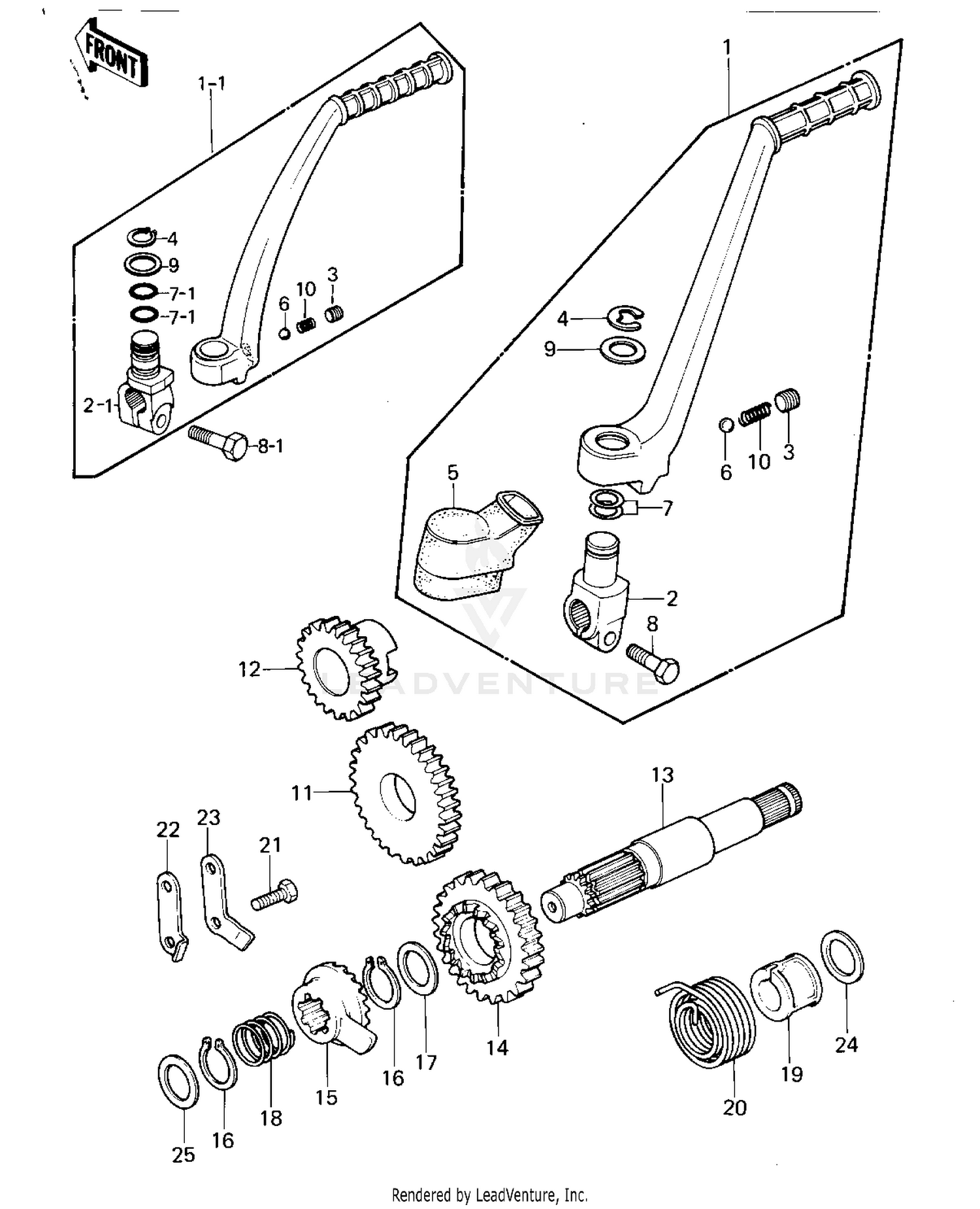 KICKSTARTER MECHANISM