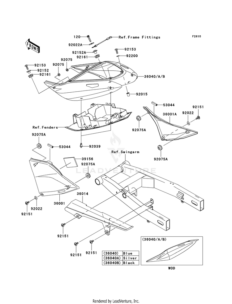 Side Covers/Chain Cover Schematic