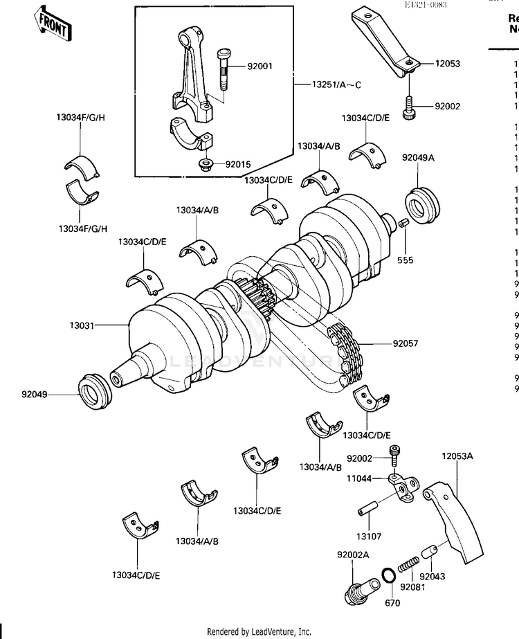 Crankshaft Schematic