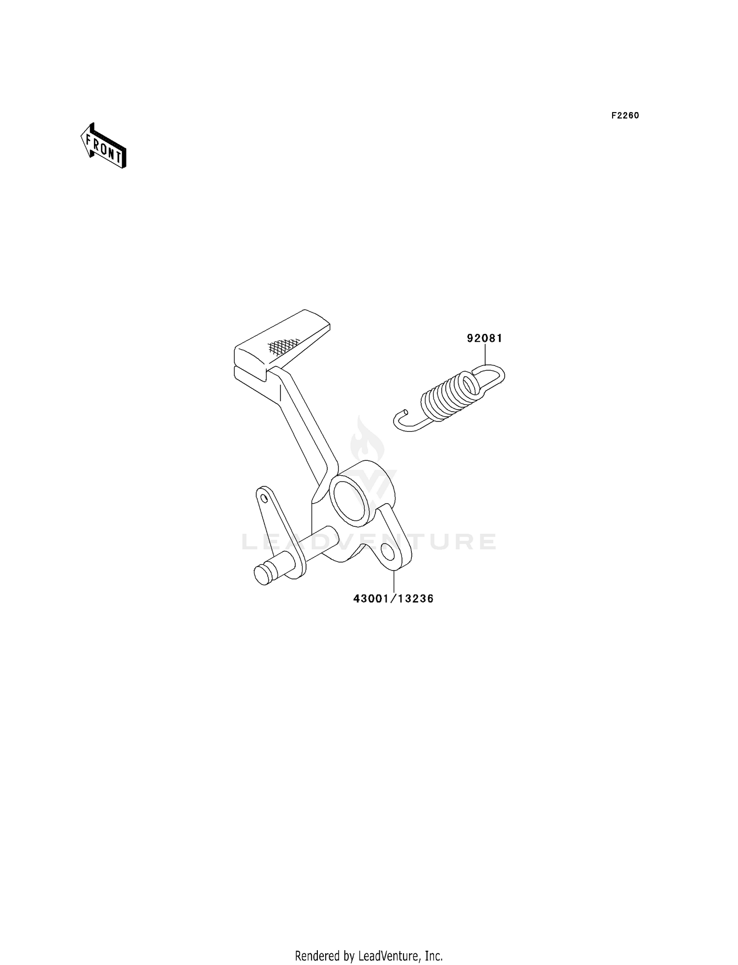 BRAKE PEDAL/TORQUE LINK