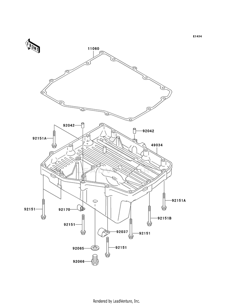 Oil Pan Schematic
