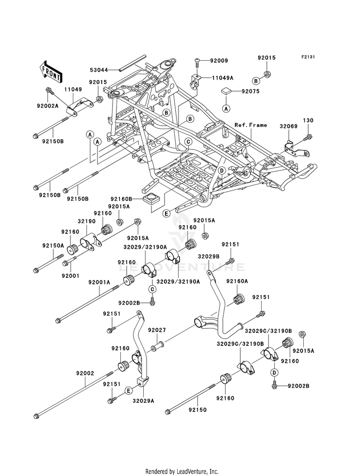 Frame Fittings Schematic
