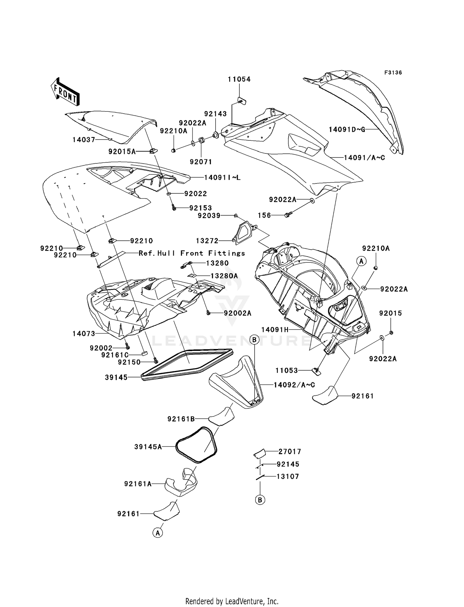 HULL MIDDLE FITTINGS
