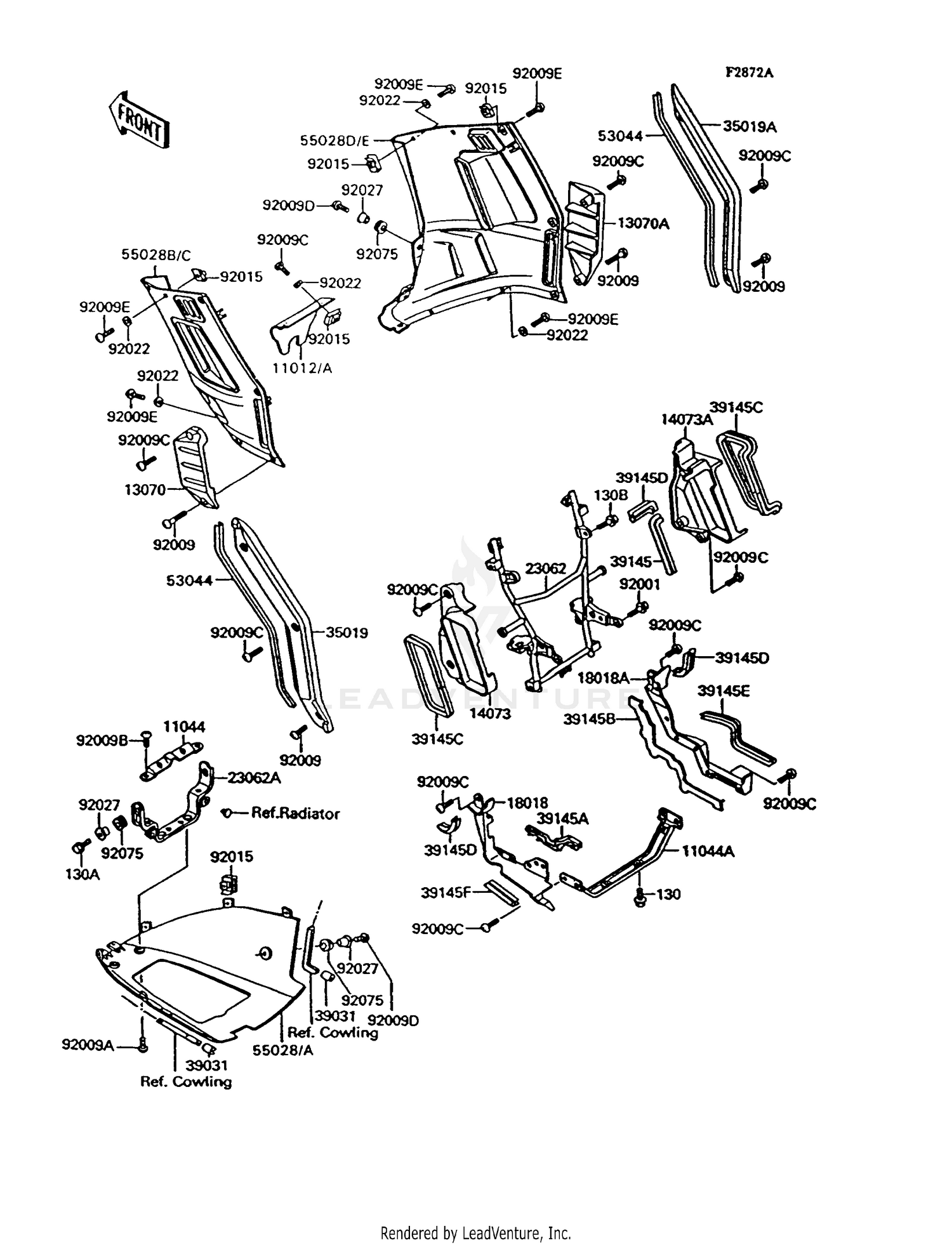 COWLING LOWERS (ZG1000-A9)