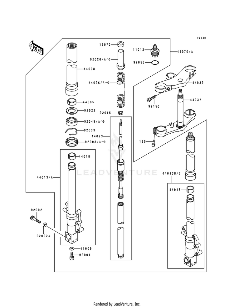 Front Fork Schematic