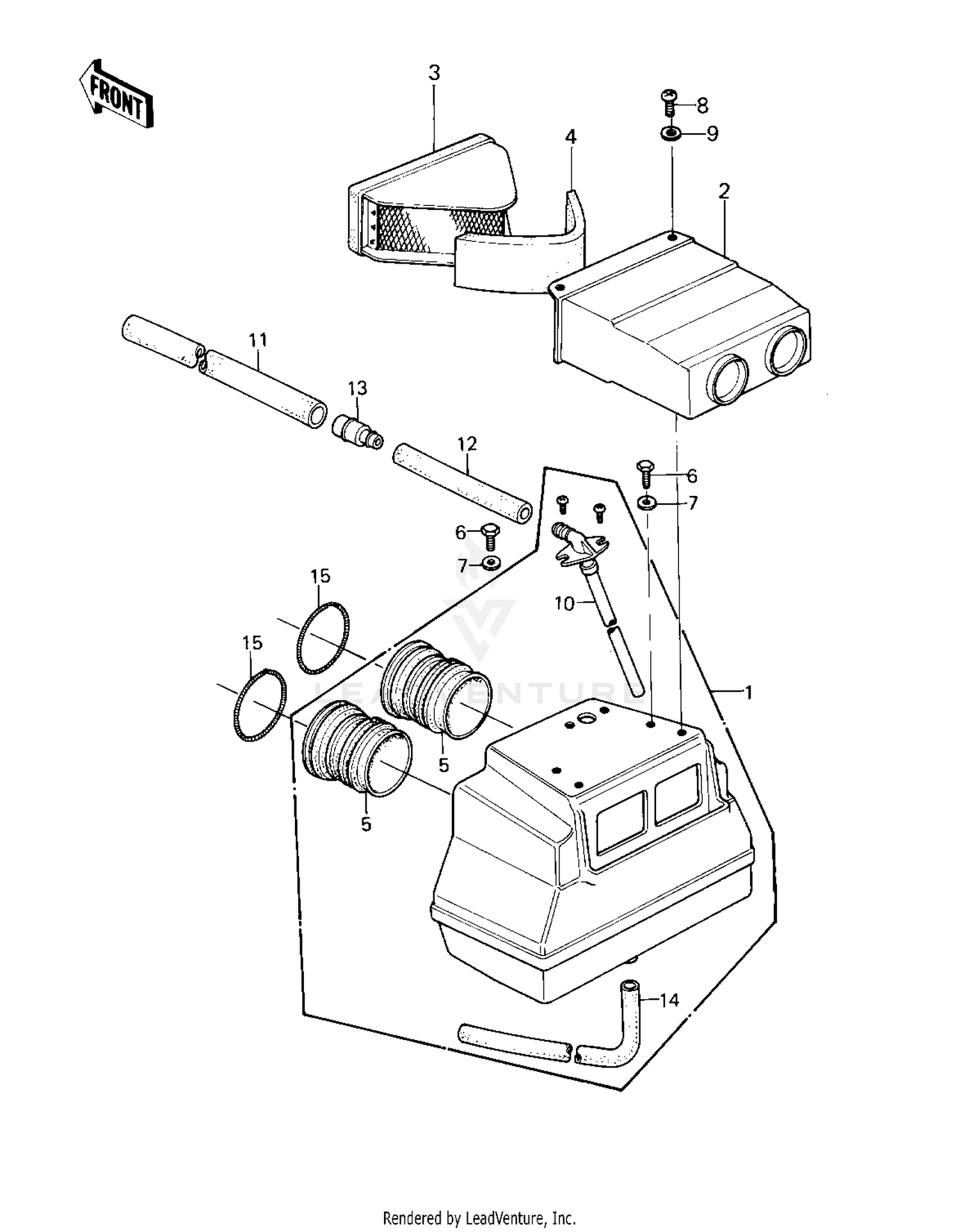 AIR CLEANER ('80 A1)