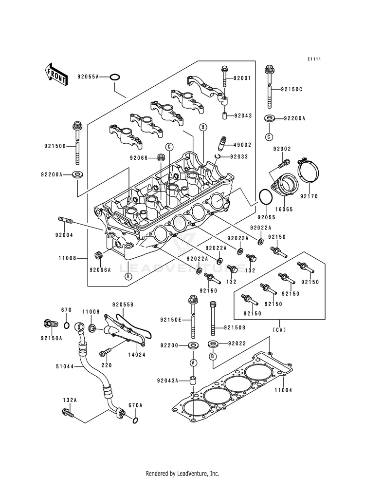 Cylinder Head Schematic