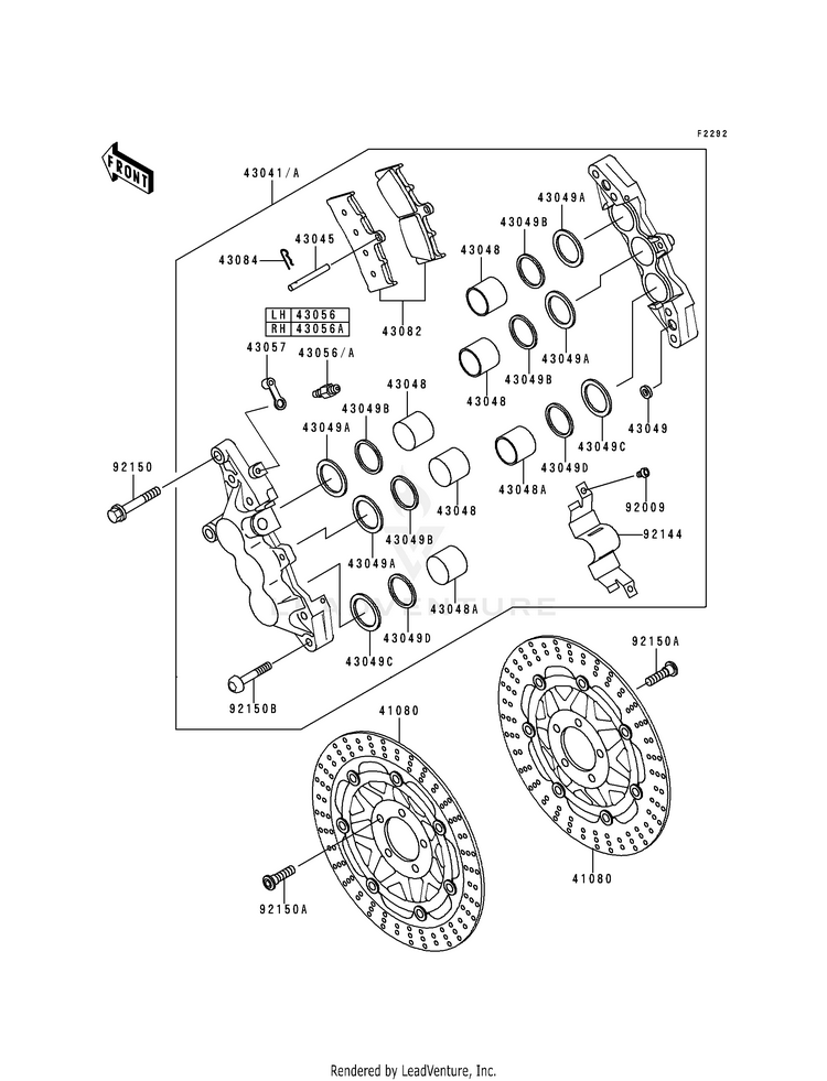 Front Brake Schematic