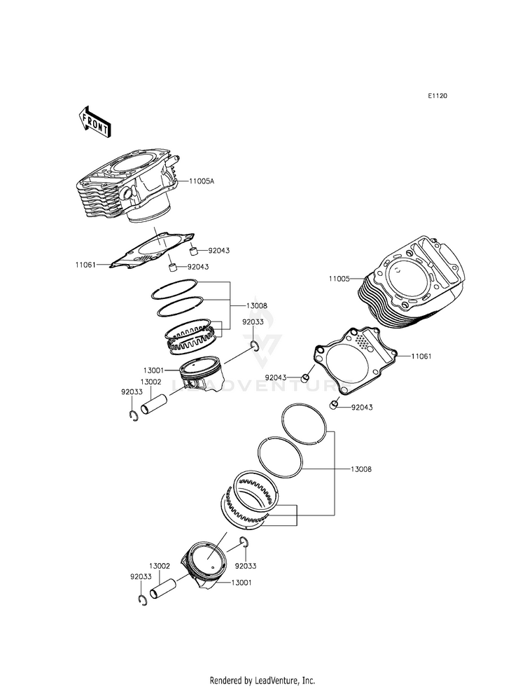 Cylinder/Piston(S) Schematic