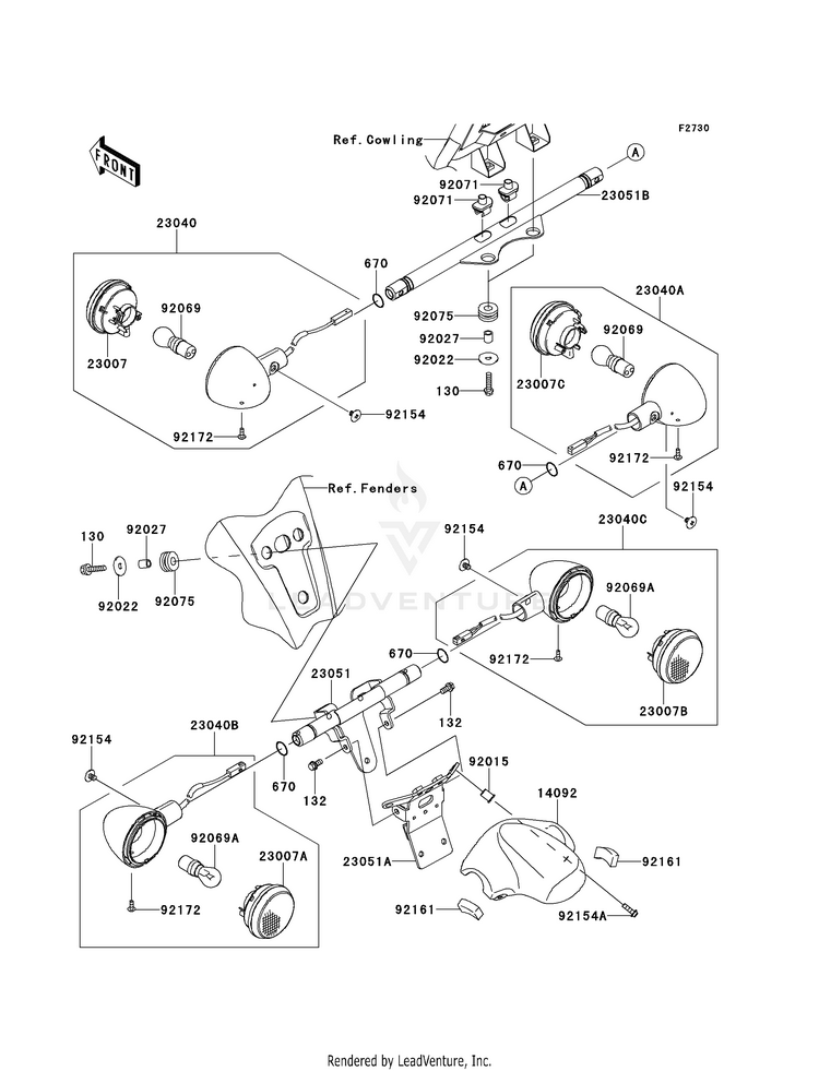 Turn Signals (B9f-Bbf) Schematic