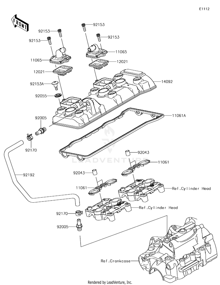 Cylinder Head Cover Schematic