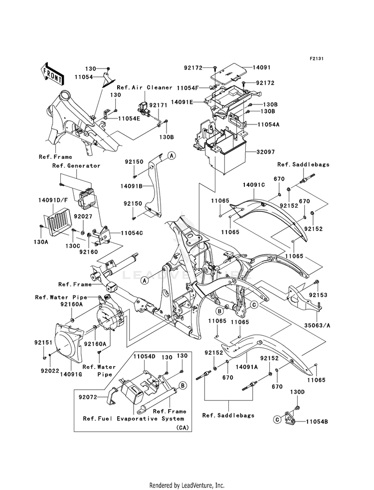 Frame Fittings Schematic