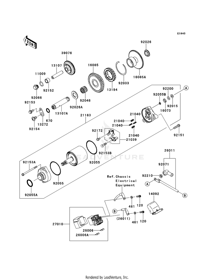 Starter Motor Schematic