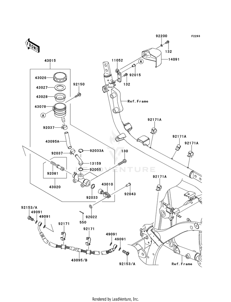 Rear Master Cylinder Schematic