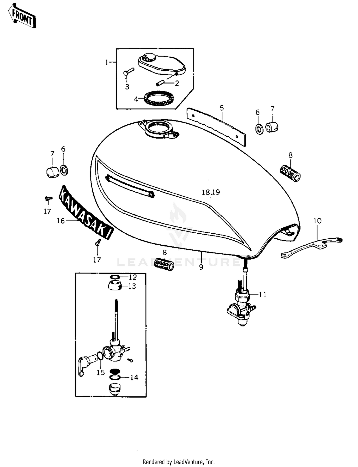 FUEL TANK (KZ1000-B2)