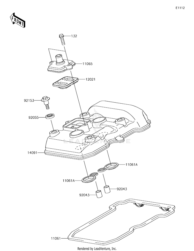 Cylinder Head Cover Schematic