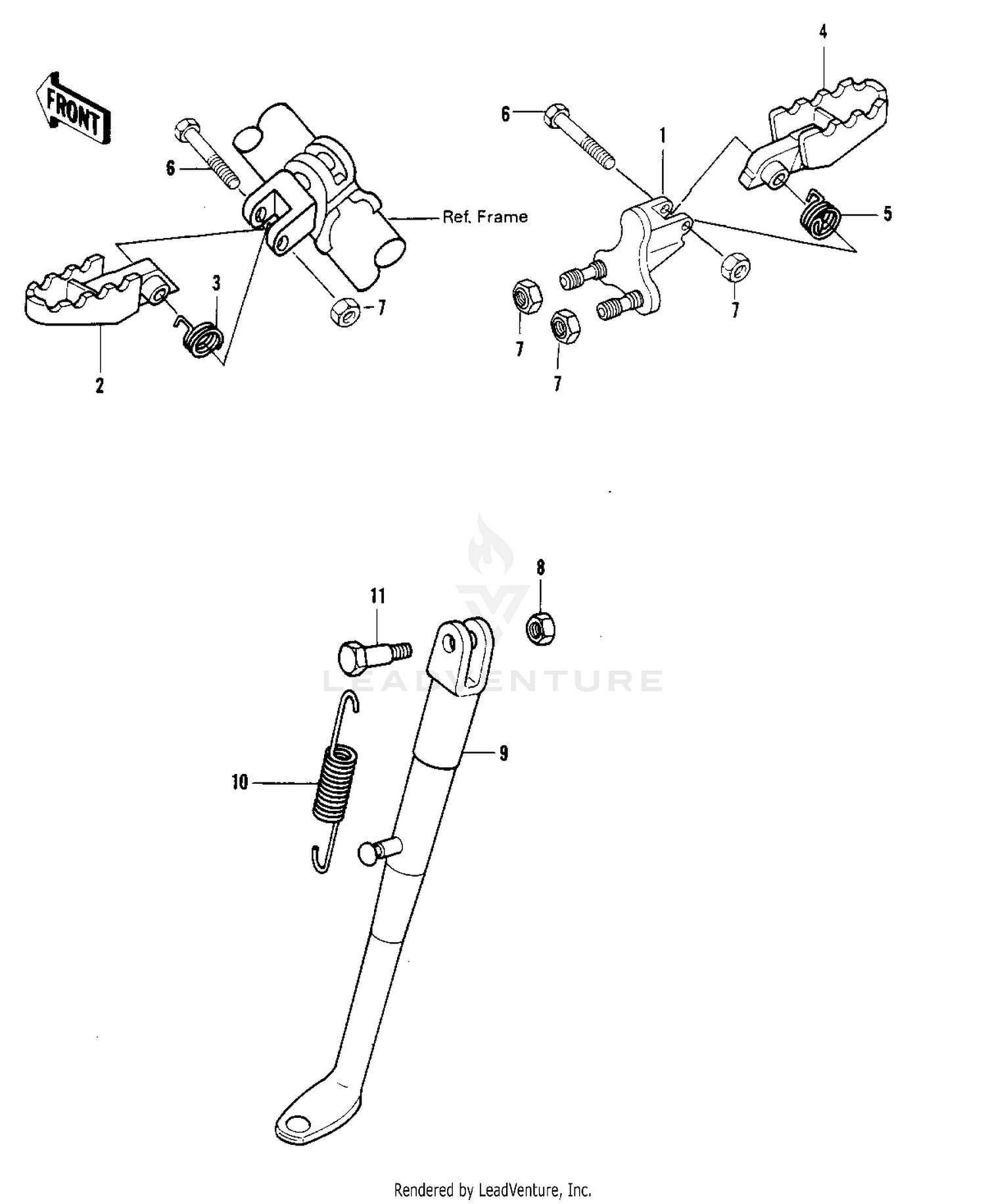 FOOTRESTS/STAND