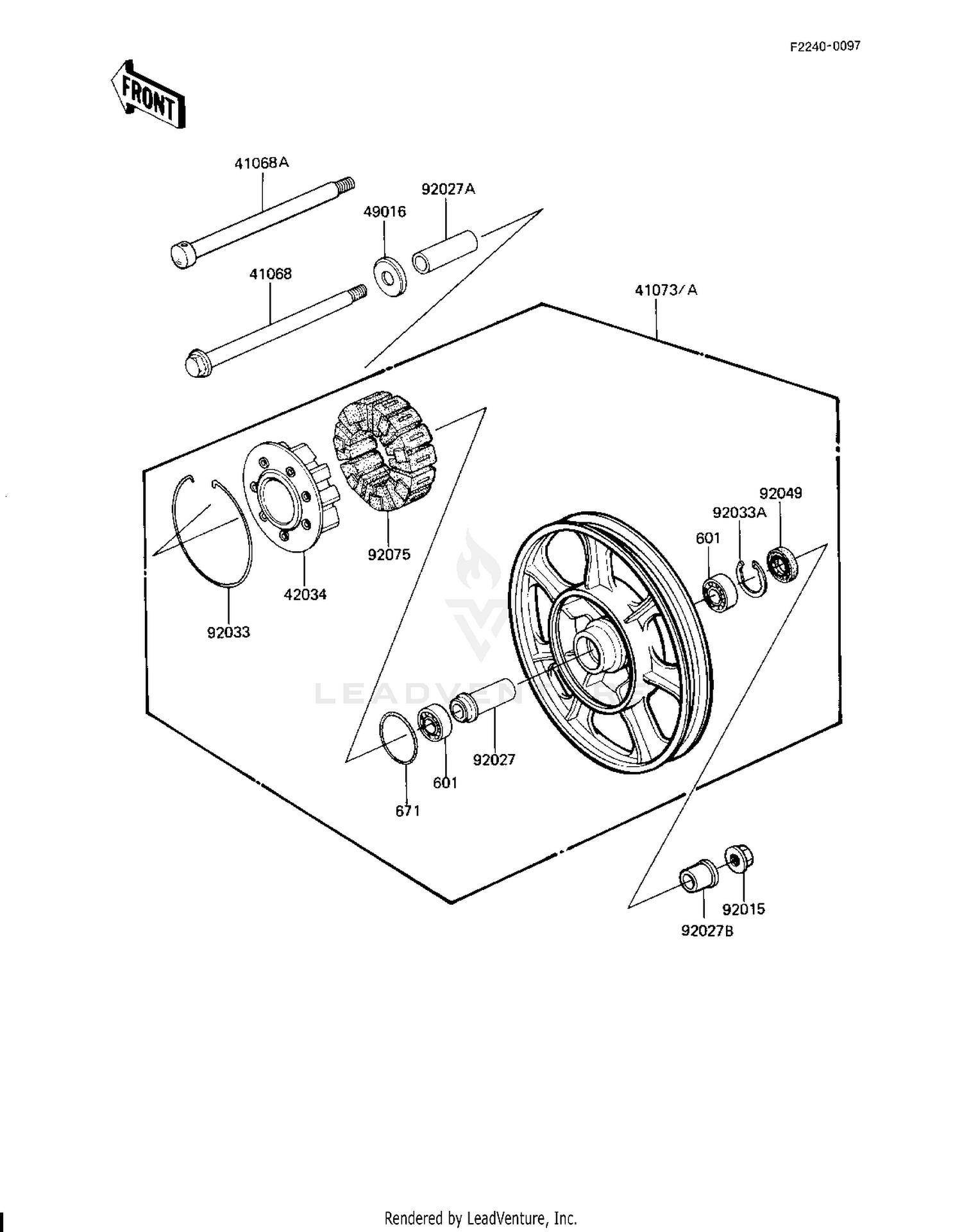REAR WHEEL/HUB