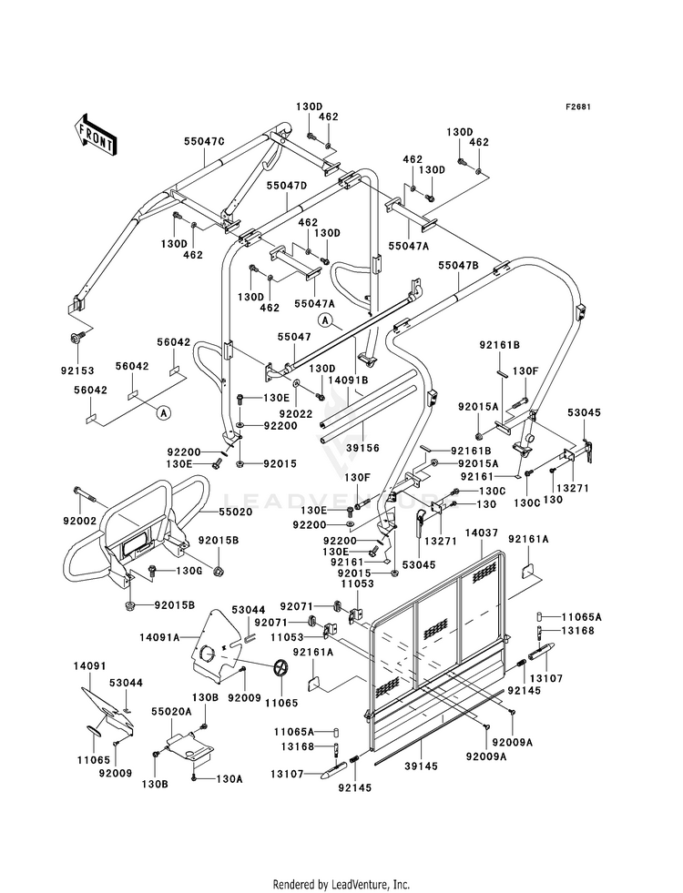 Guards/Cab Frame Schematic