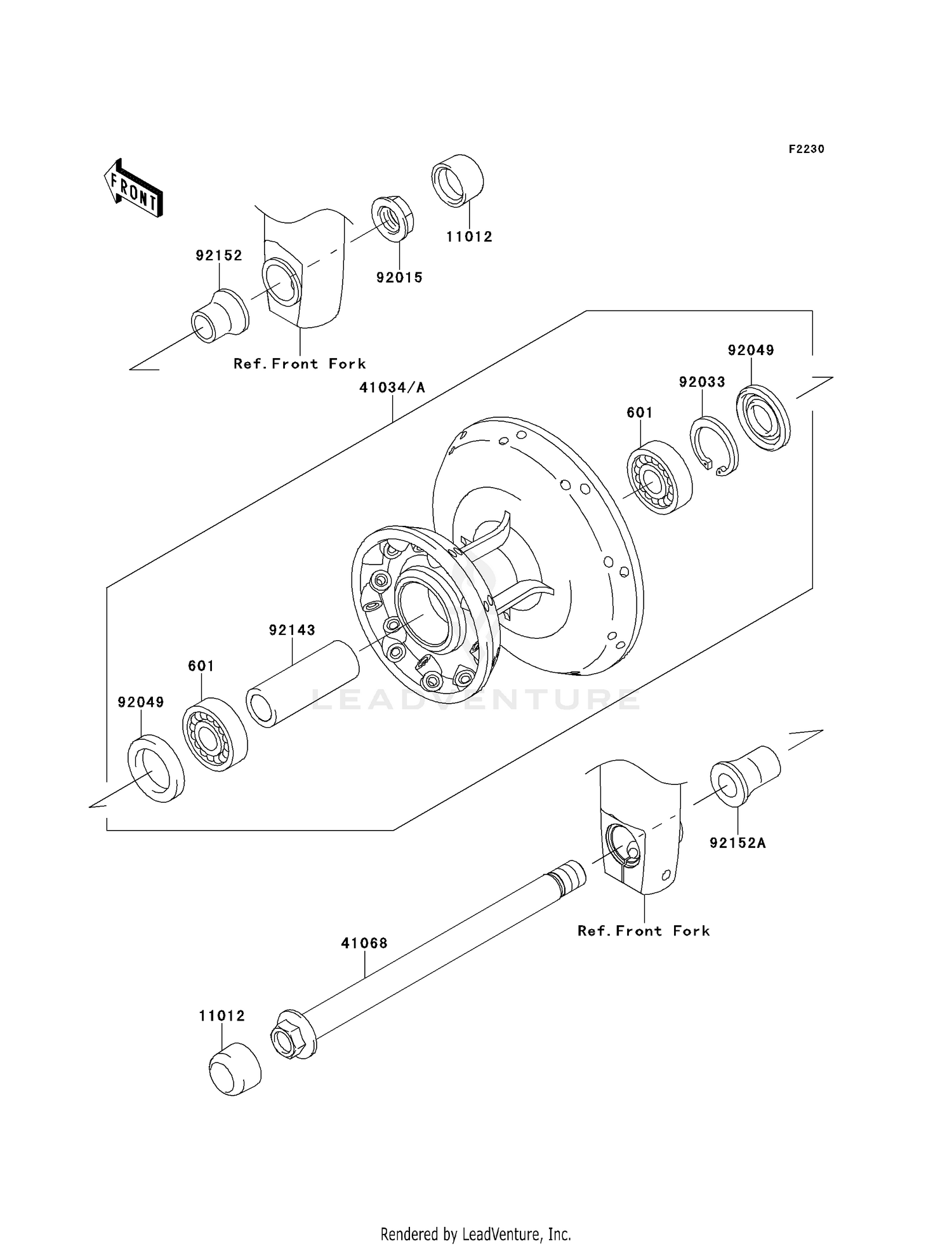 FRONT HUB