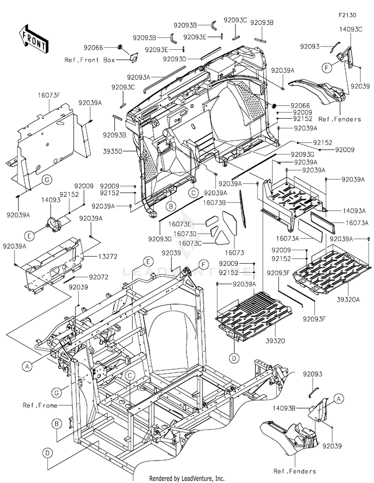 Frame Fittings(Front) Schematic