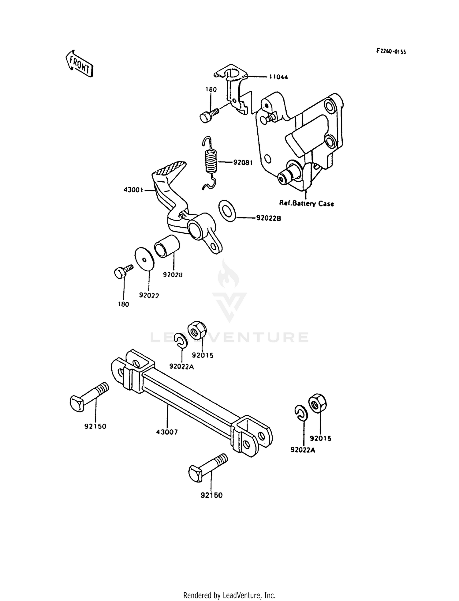 BRAKE PEDAL/TORQUE LINK