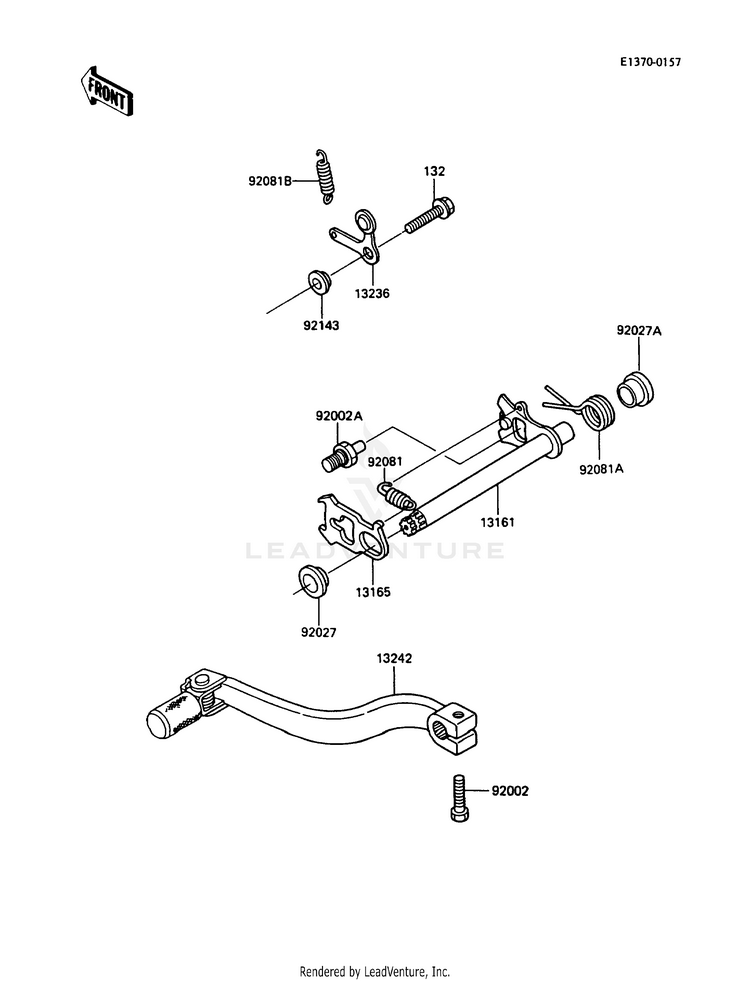 Gear Change Mechanism Schematic