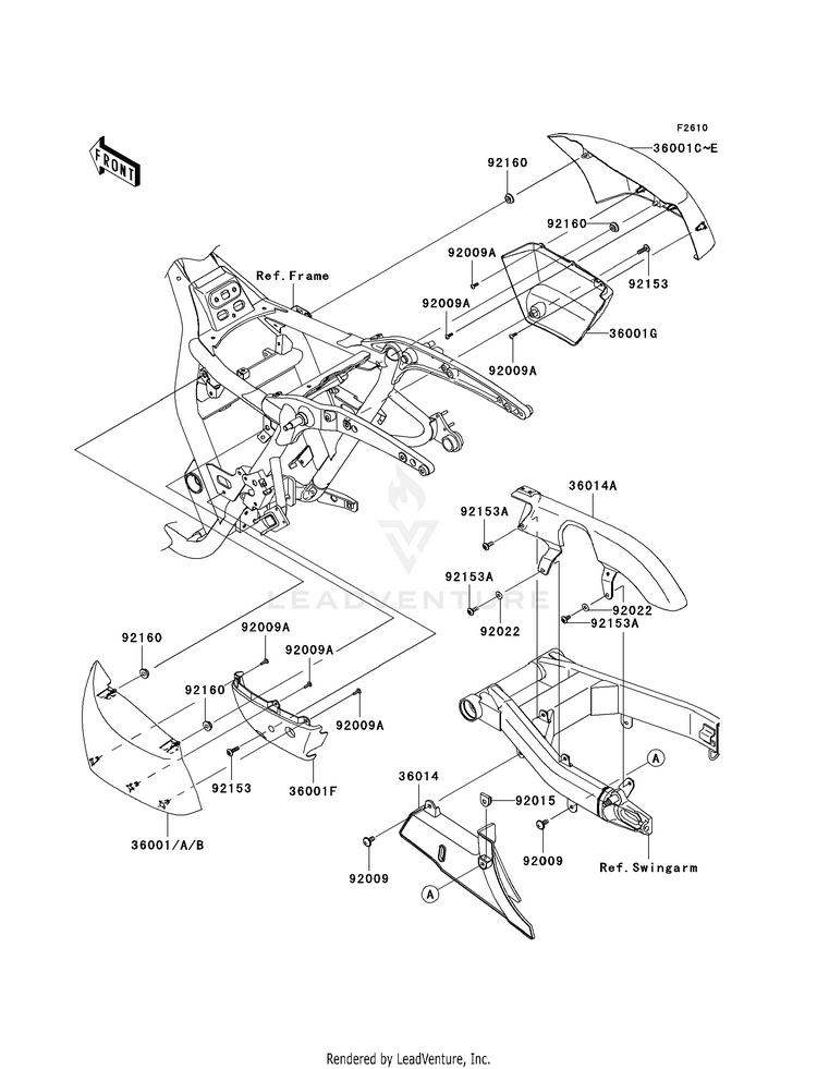 Side Covers/Chain Cover Schematic