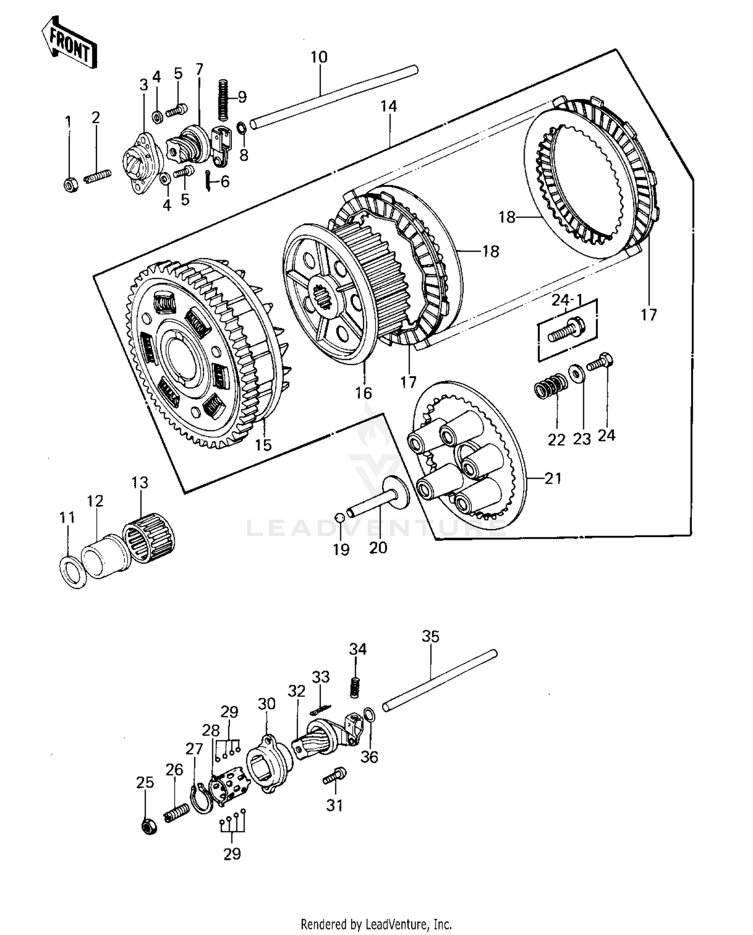 CLUTCH ('77-'78 A1/A2/A2A)