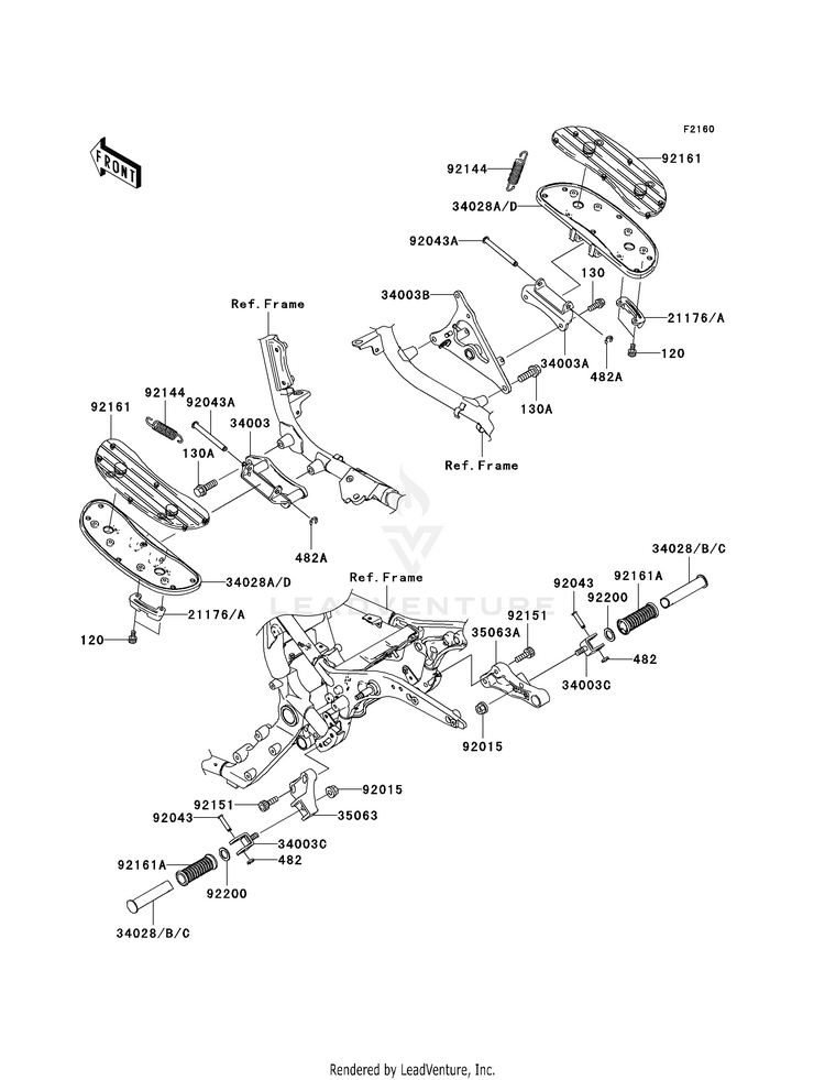Footrests Schematic
