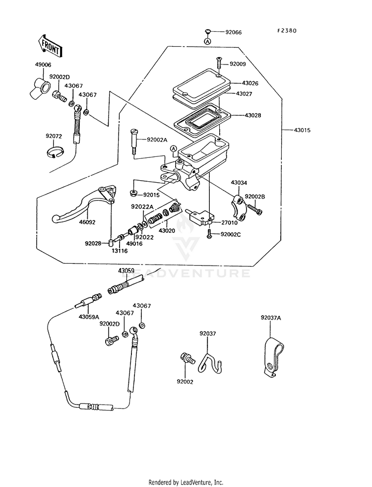 Clutch Master Cylinder Schematic