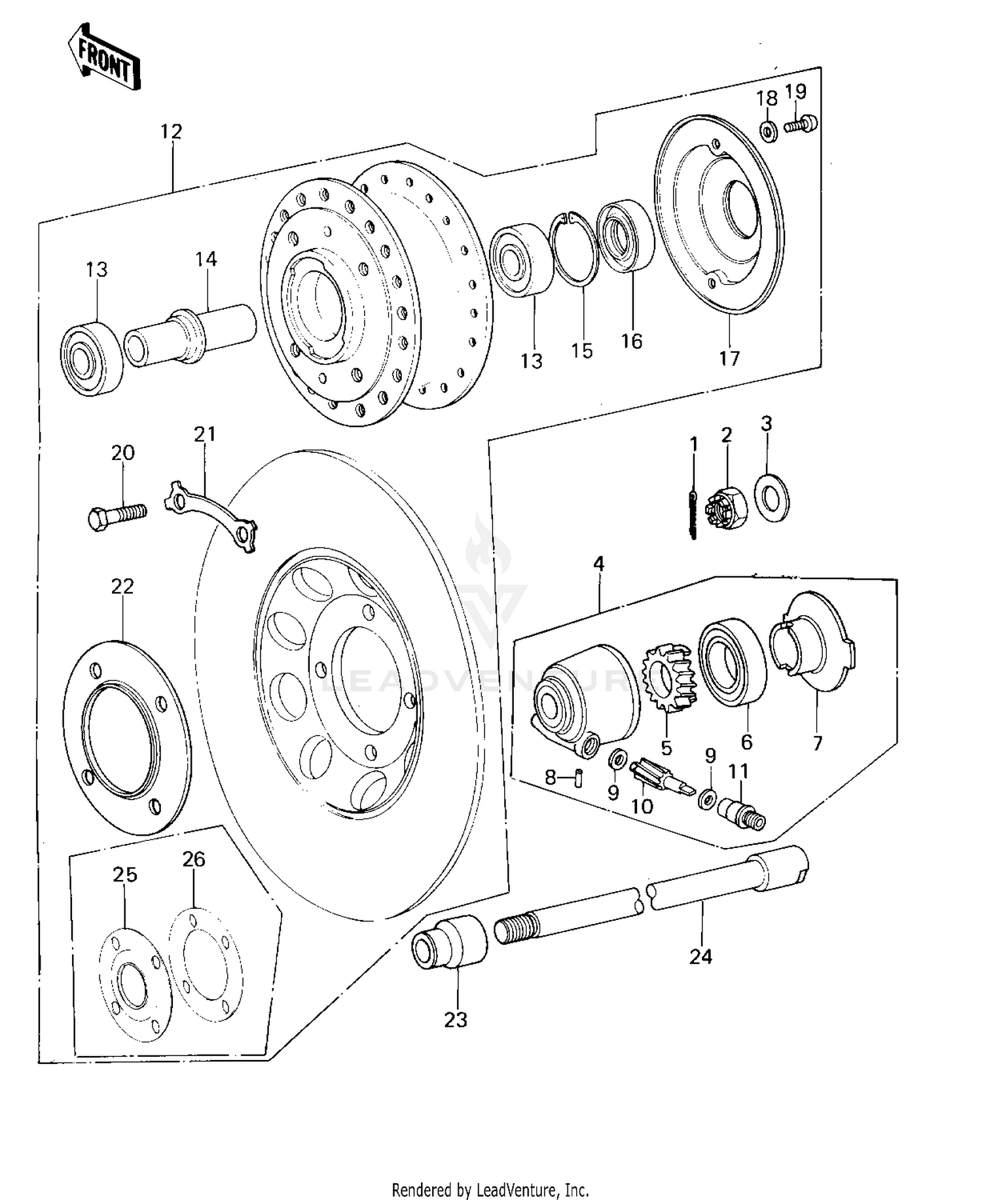 FRONT HUB