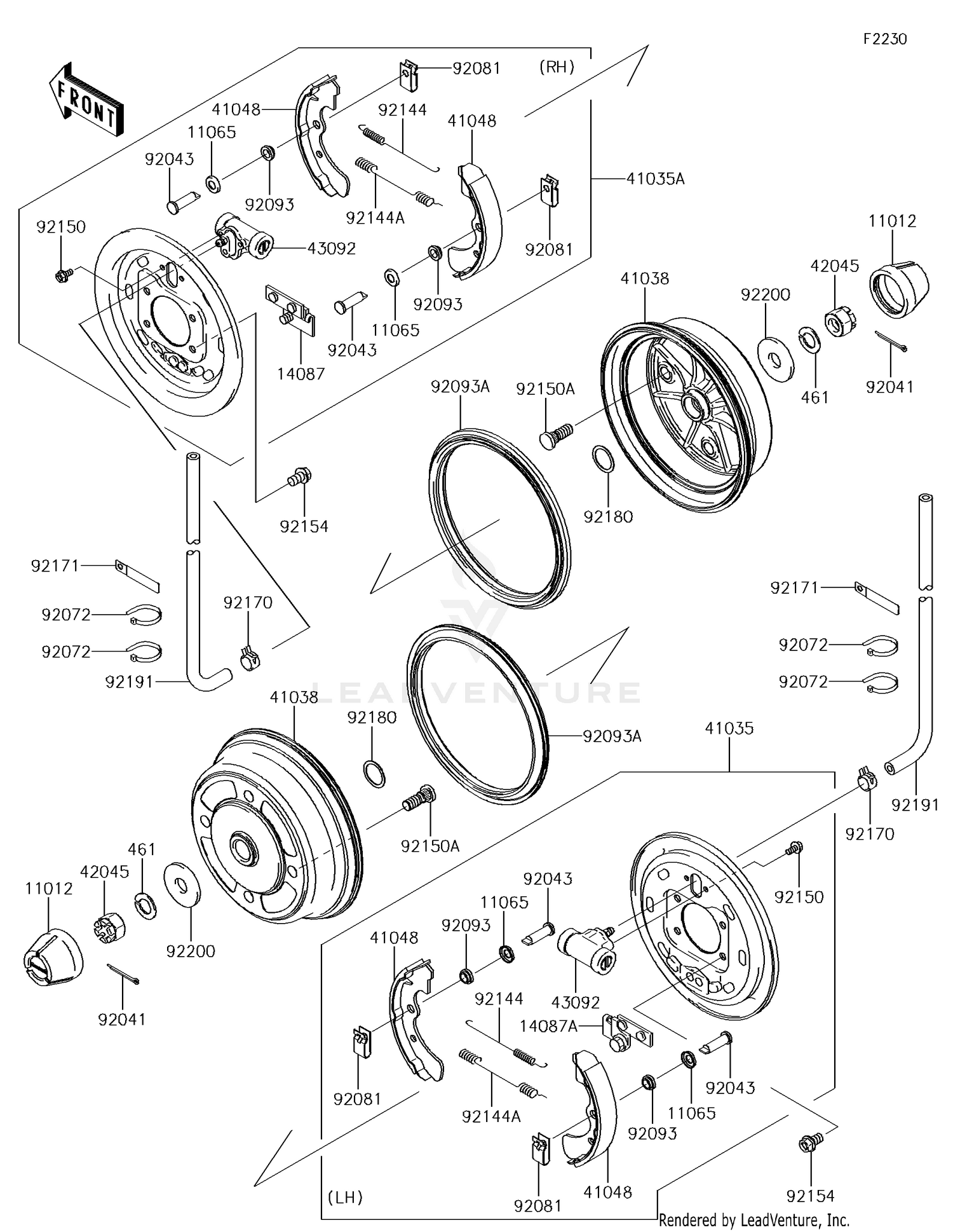 Front Hubs/Brakes
