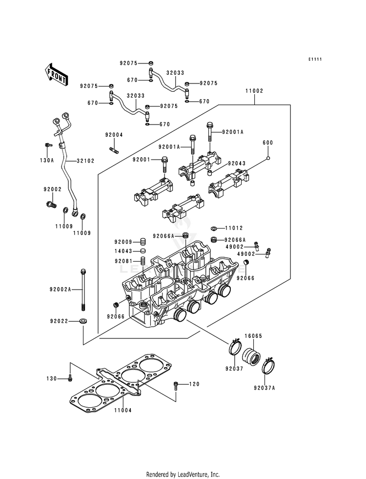 Cylinder Head Schematic