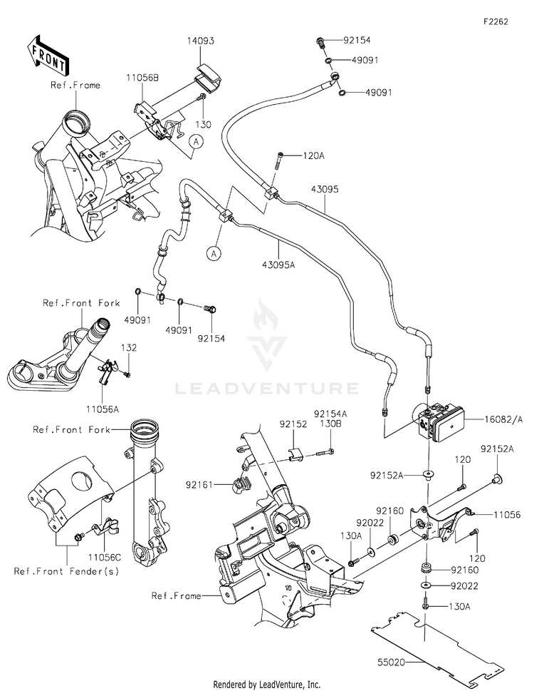 Brake Piping Schematic