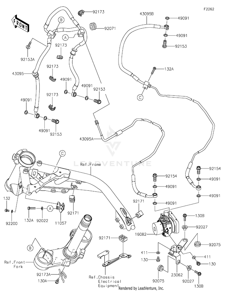 Brake Piping Schematic