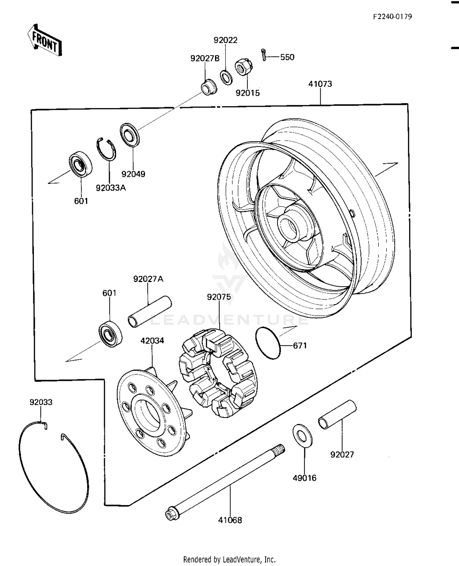 REAR WHEEL/HUB