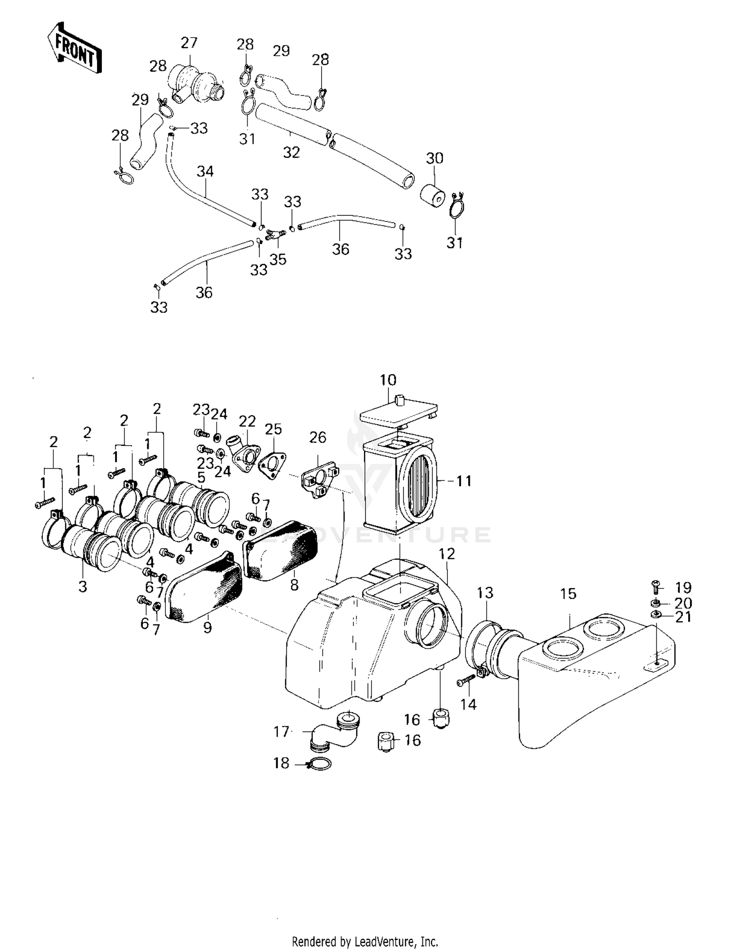 AIR CLEANER ('80 D3)